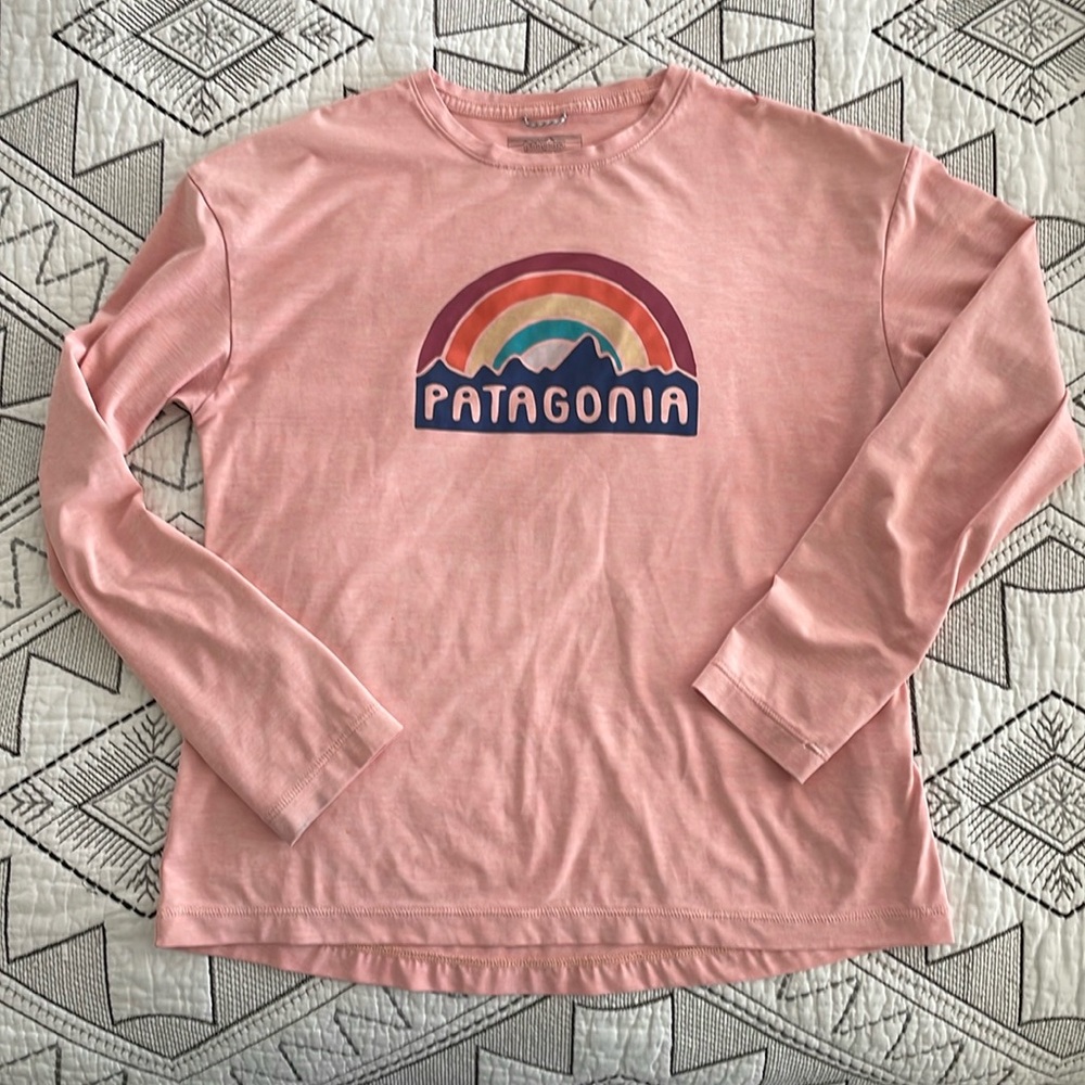 Pink girls Capilene Cool Daily Shirt
